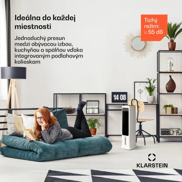 Ochladzovač vzduchu Biela Cooltower Smart 6 L 450 m3/h