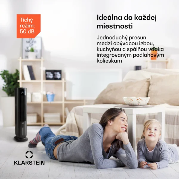 Ochladzovač vzduchu Čierna Polar Tower Smart 7 L 330 m3h (2) Ochladzovač vzduchu Čierna Polar Tower Smart 7 L 330 m3/h