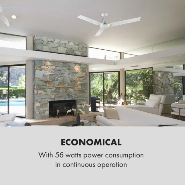 Stropný ventilátor biela Spin Doctor 122 cm 56 W (3) Stropný ventilátor biela Spin Doctor 122 cm 56 W