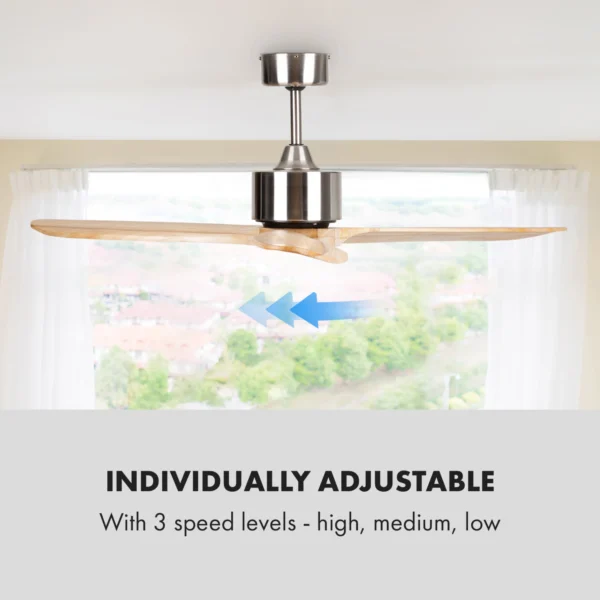 Stropný ventilátor breza Santa Elena 132 cm 40 W