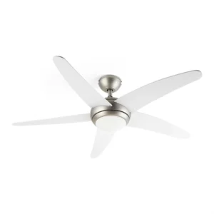 Stropný ventilátor so svietidlom biela Bolero 134 cm 55 W