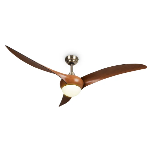 Stropný ventilátor so svietidlom teak Monteverde 132 cm 41 W