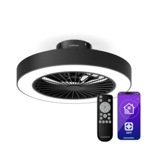 Inteligentný stropný ventilátor čierny so svetlom ZenBreeze 48 cm Inteligentný stropný ventilátor čierny so svetlom ZenBreeze 48 cm