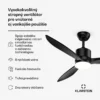 Stropný ventilátor SkyBreeze Smarter so svetlom (3) Stropný ventilátor SkyBreeze Smarter so svetlom