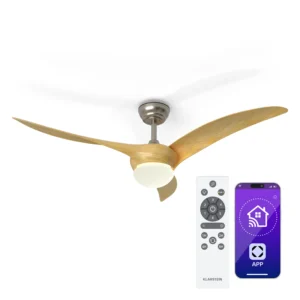 Stropný ventilátor so svietidlom javor Monteverde Smart 132 cm 36 W